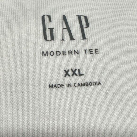 Gap Women's Plus Size Cream Modern Cut-Out Halter Long Sleeve Tee Size XXL NWOT - Picture 5 of 8